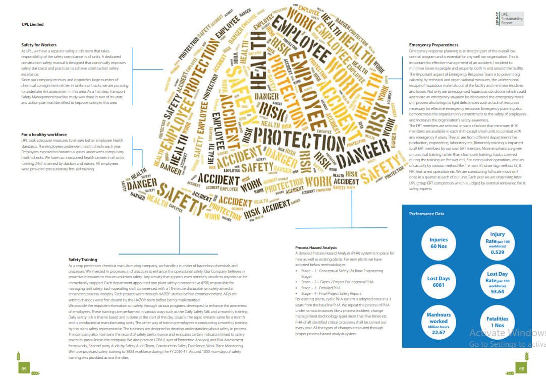 UPL Sustainability Report 2016-17
