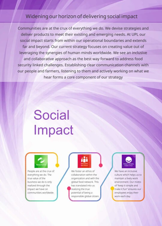 UPL Sustainability Report 2018-19